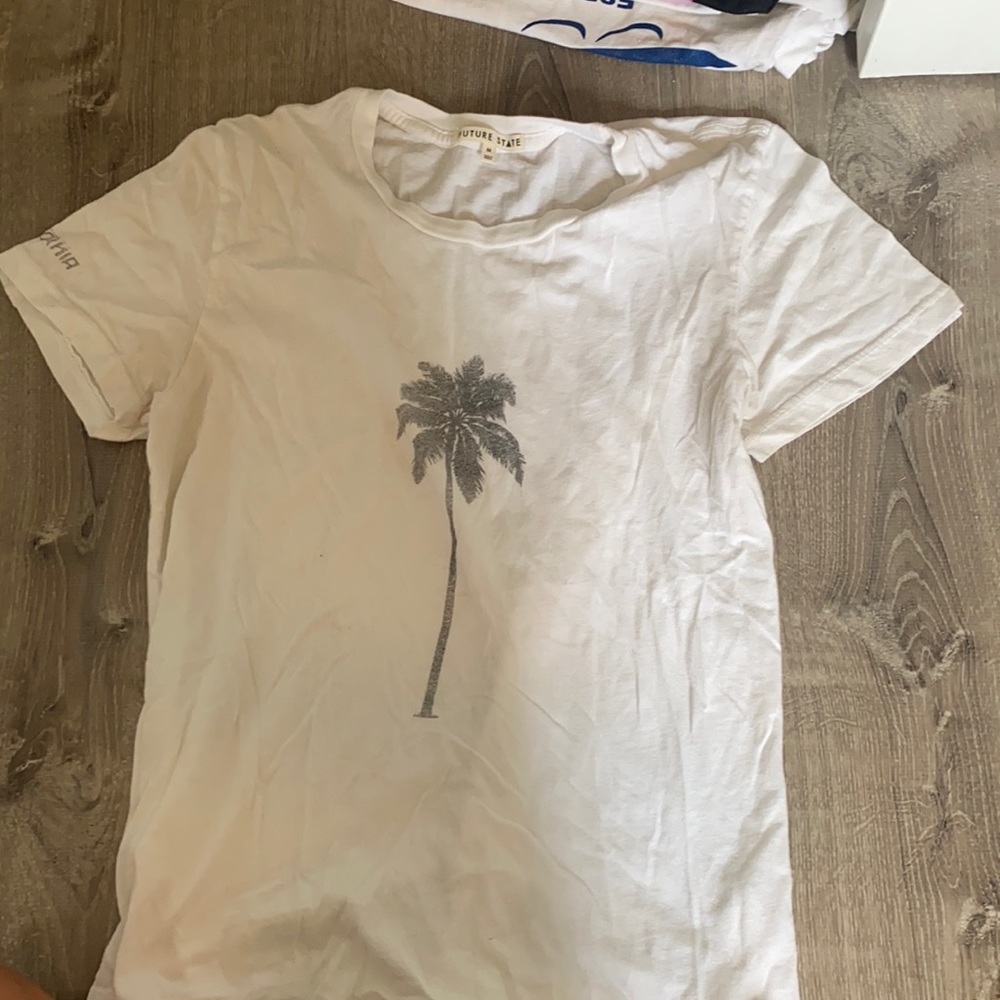 White Palm Tree T-shirt
